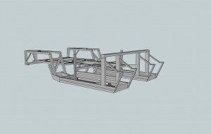 3D model Tremor MUV cage build