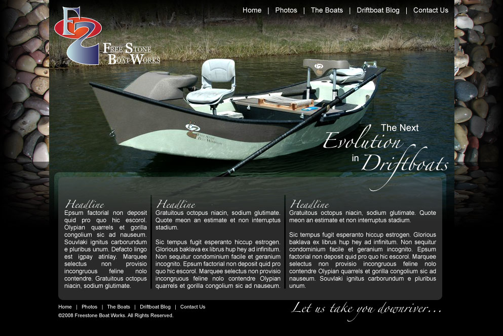 Freestone Boats Website